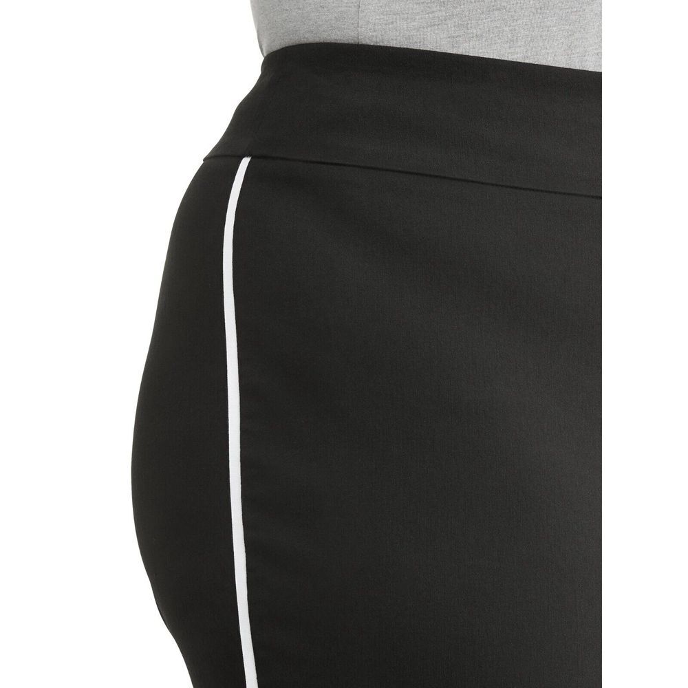 Terra & Sky Women's Plus Size Stretch Woven Skinny Pant 4X (28w-30w) New Black - Picture 3 of 5